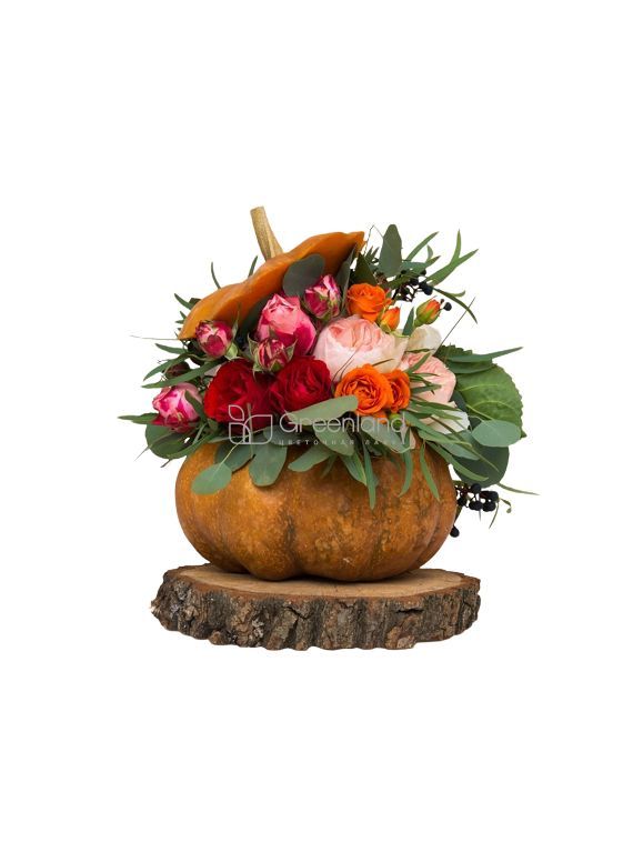 № 411 Композиция в тыкве осень