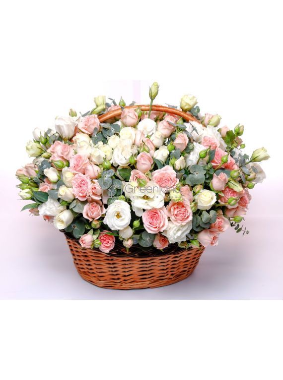 № 228 Корзина из спрей роз