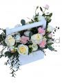 № 3341 Композиция в деревянном ящике микс