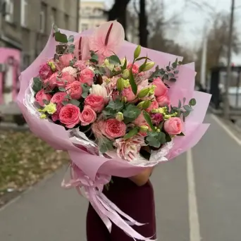 Авторский микс букет Нежность